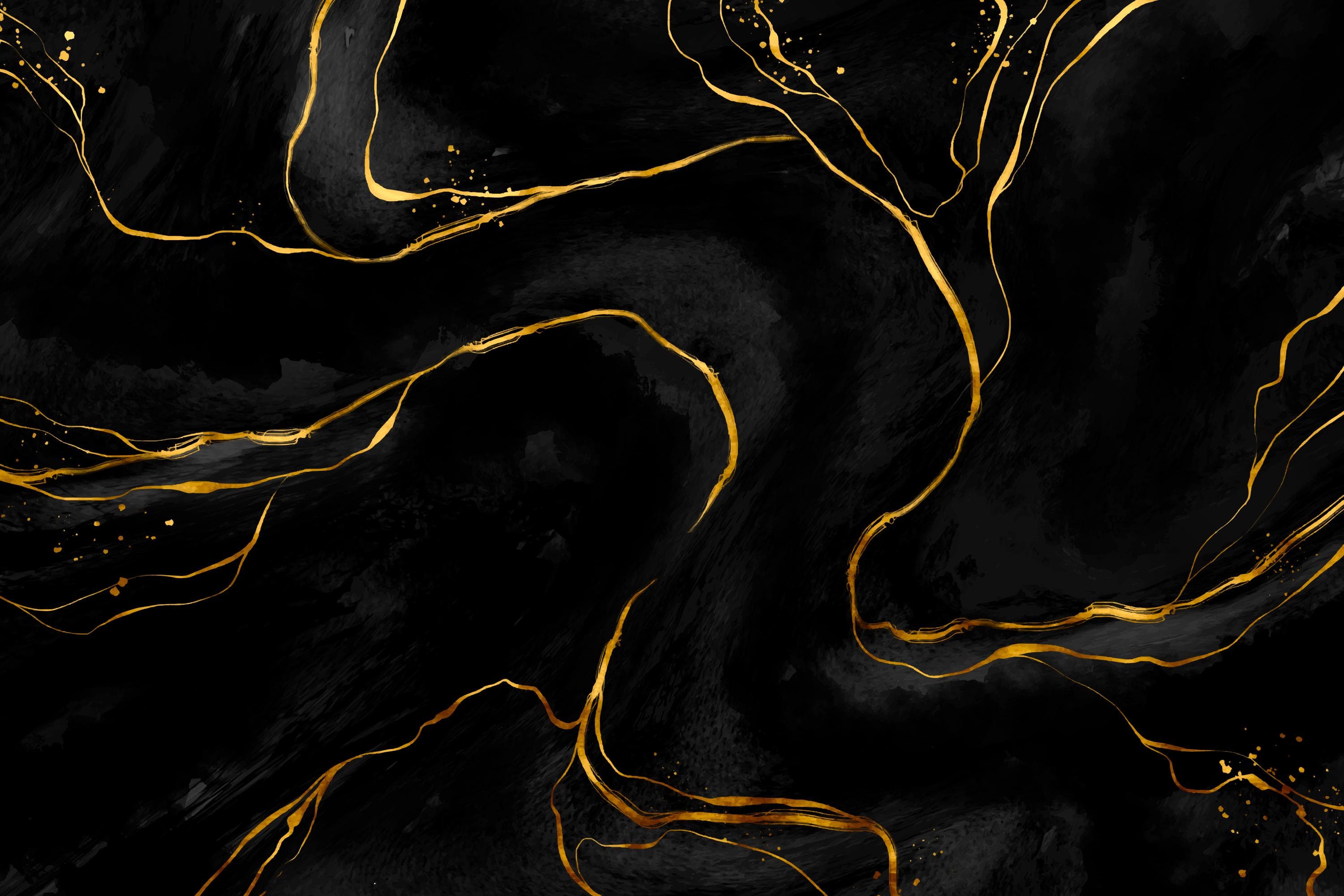 Fond marbre noir
