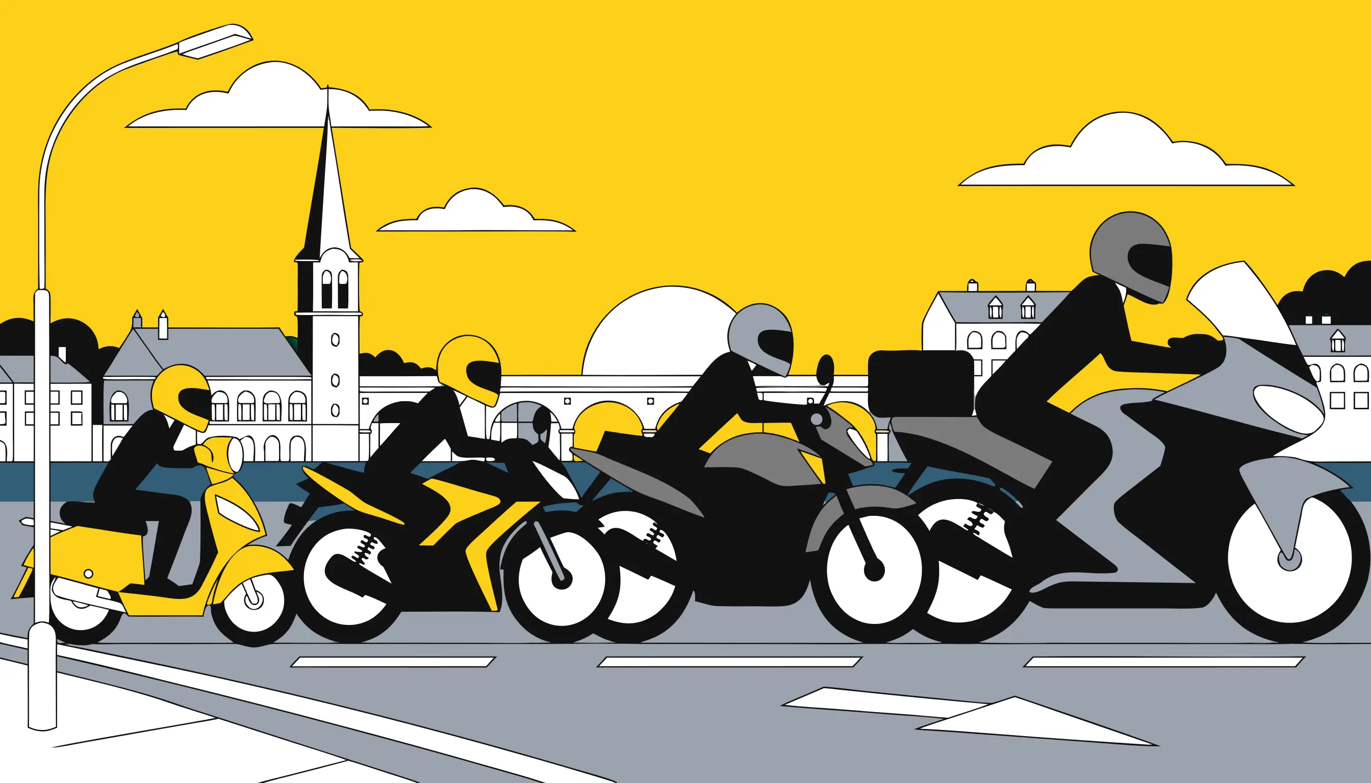 Bee Driver, tous les permis moto à Argenteuil : du scooter à 14 ans au permis A