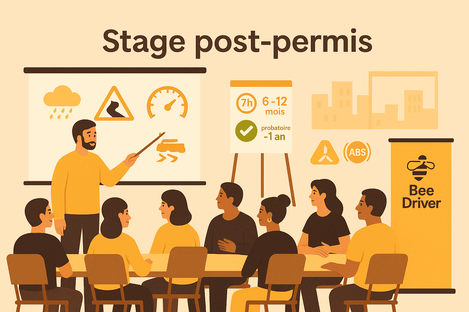 Stage post-permis (jeunes conducteurs) : gagnez jusqu'à 1 an